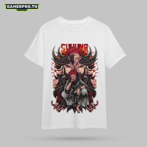 T-shirt jujutsu kaisen sukuna 001