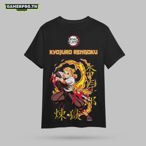 T-shirt demon slayer Rengoku