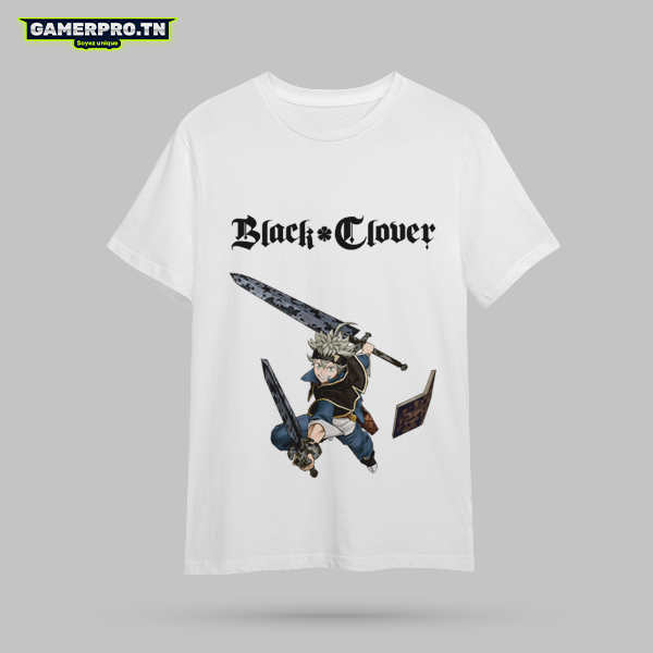 T-shirt black clover