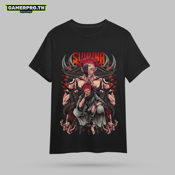 t-shirt jujutsu kaisen sukuna 001