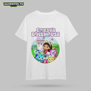 T-shirt Gabbys Dollhouse blanc