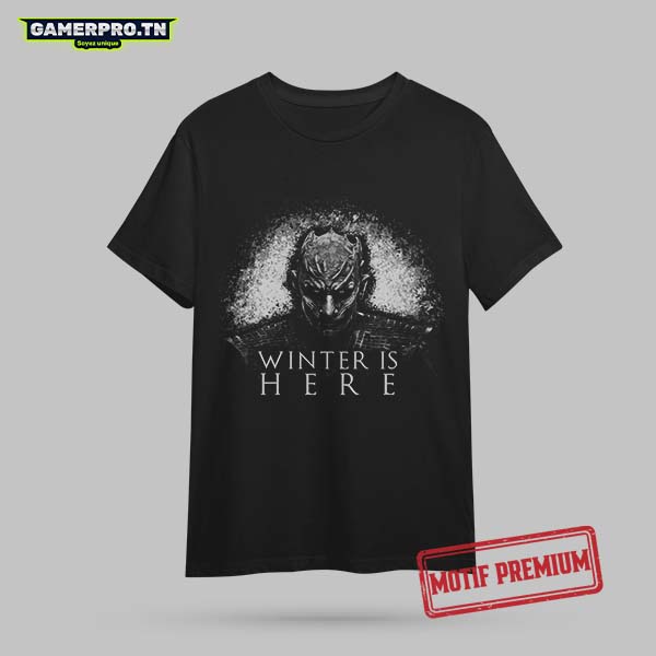 T-shirt Game of Thrones - Modèle avec imprimé du trône de fer et logo de la série