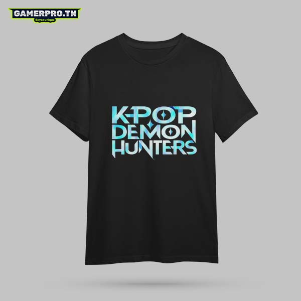 T-shirt K-Pop Demon Hunters avec un design inspiré de la culture coréenne et fantastique