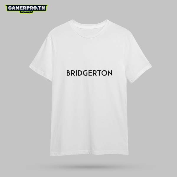 T-shirt Bridgerton avec des silhouettes élégantes et des motifs Regencycore