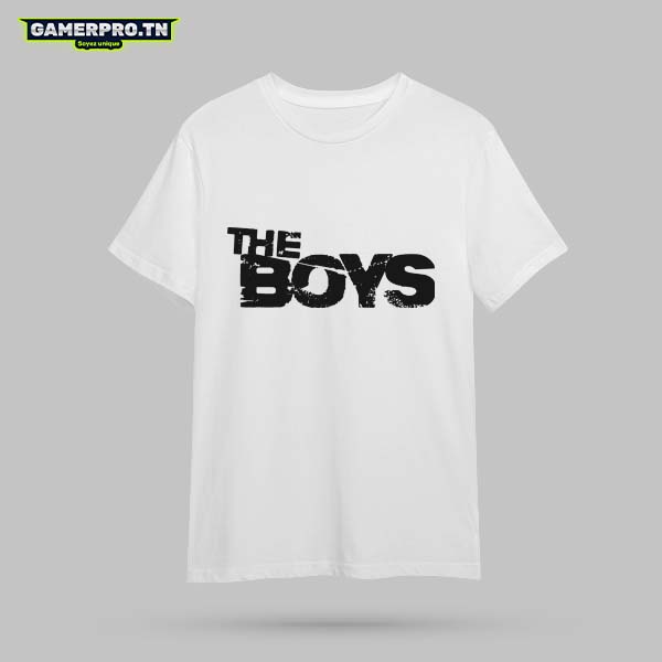 T-shirt The Boys avec Billy Butcher et le logo de la série