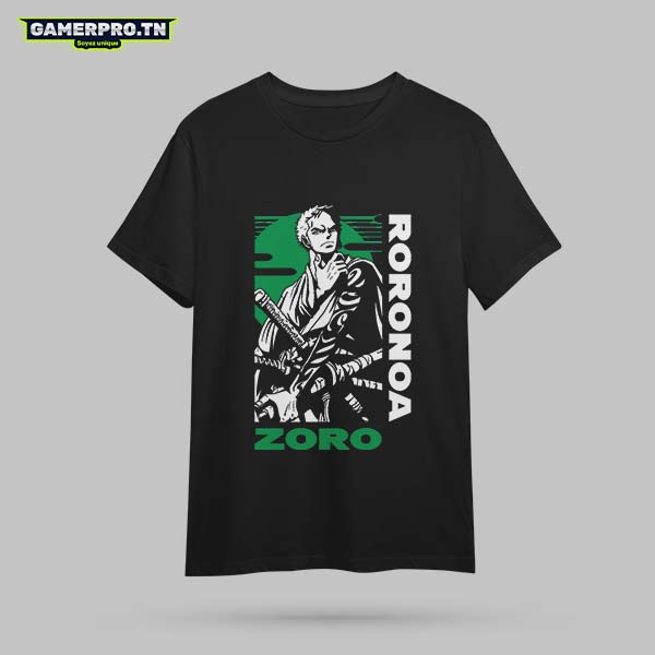 T-shirt Zoro Roronoa trois sabres